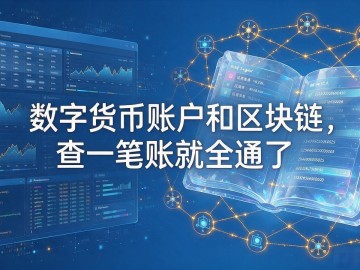数字货币账户和区块链，查一笔账就全通了