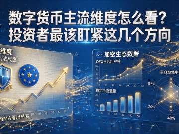 数字货币主流维度怎么看？投资者最该盯紧这几个方向