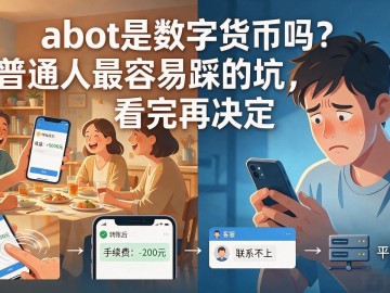 abot是数字货币吗？普通人最容易踩的坑，看完再决定