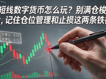 短线数字货币怎么玩？别满仓梭哈，记住仓位管理和止损这两条铁律