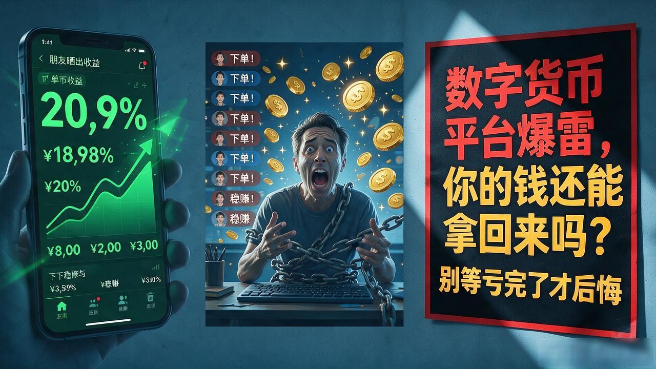 数字货币平台爆雷_高收益陷阱识别_数字货币平台爆雷风险