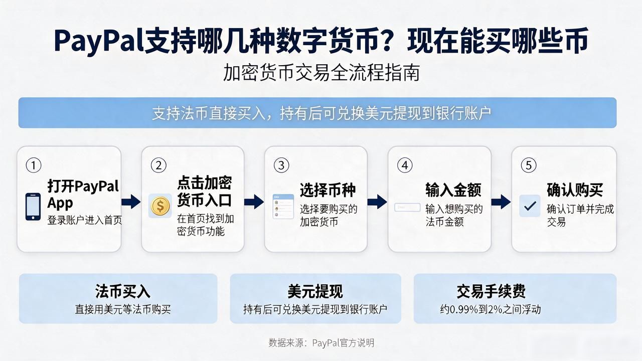 PayPal支持哪些数字货币_PayPal加密货币交易手续费_paypal支持哪几种数字货币