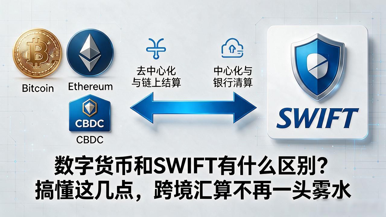 数字货币与SWIFT系统区别_数字货币和swift有什么区别_跨境汇款原理对比