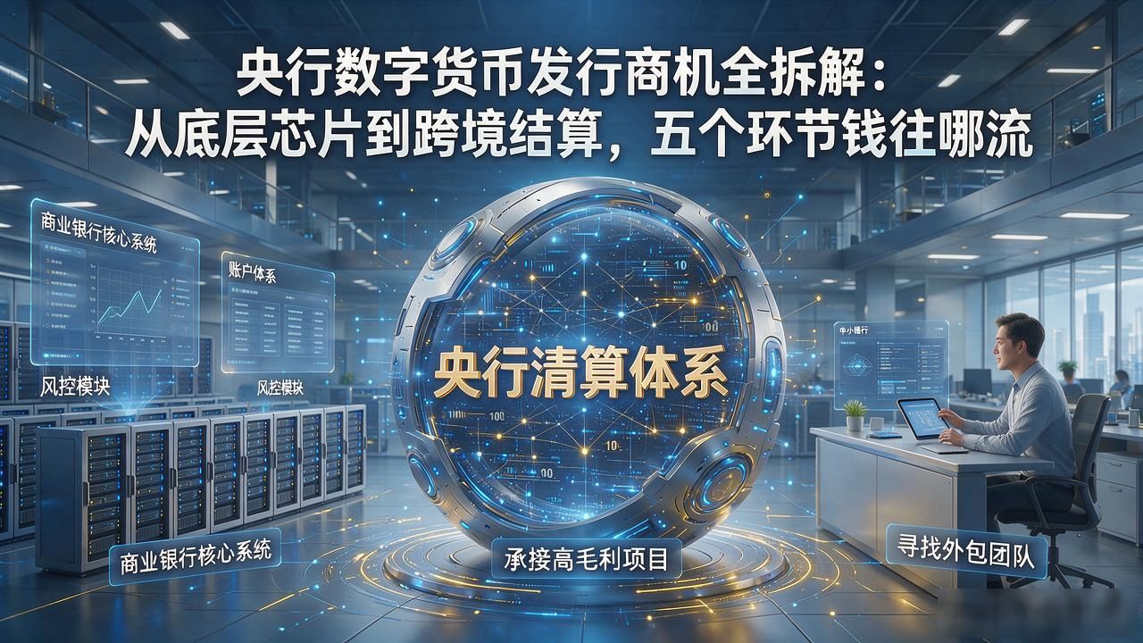央行数字货币发行商机_央行数字货币硬件采购_商业银行清算系统开发