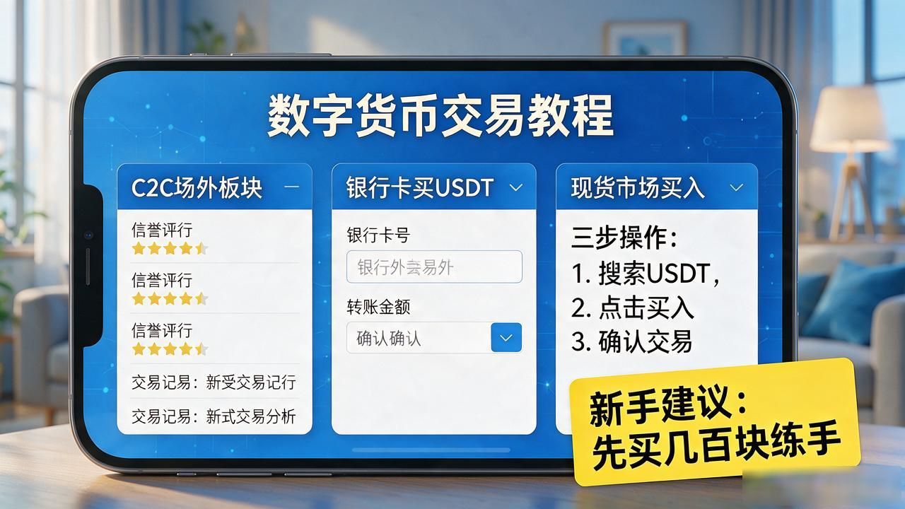 手机数字货币教程_交易所App注册提现注意事项_手机玩数字货币新手入门教程