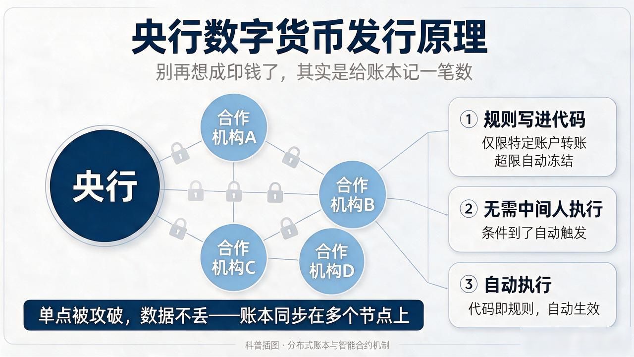 央行数字货币发行机制_数字货币发行的原理_分布式账本技术