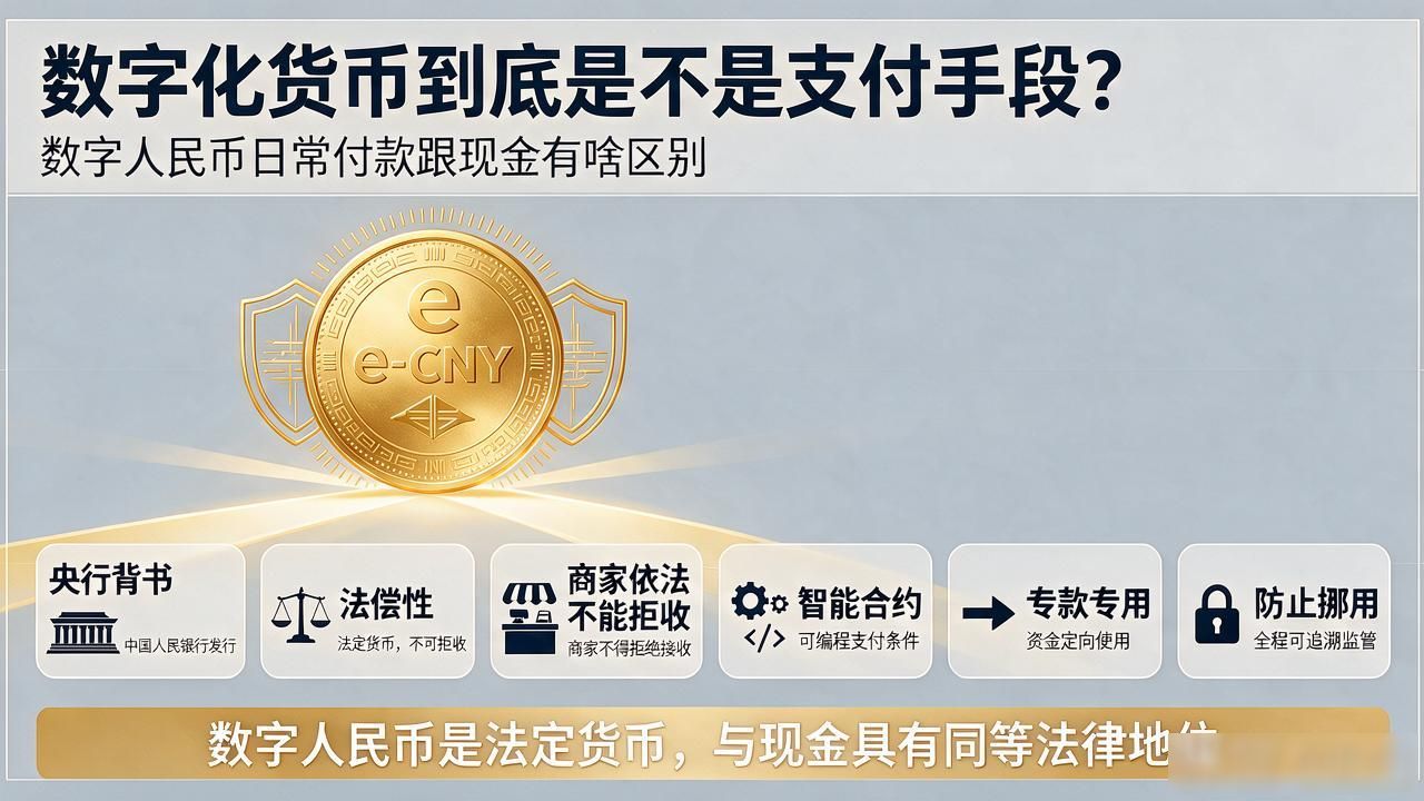 数字货币应用场景_数字人民币支付_数字化货币是支付手段