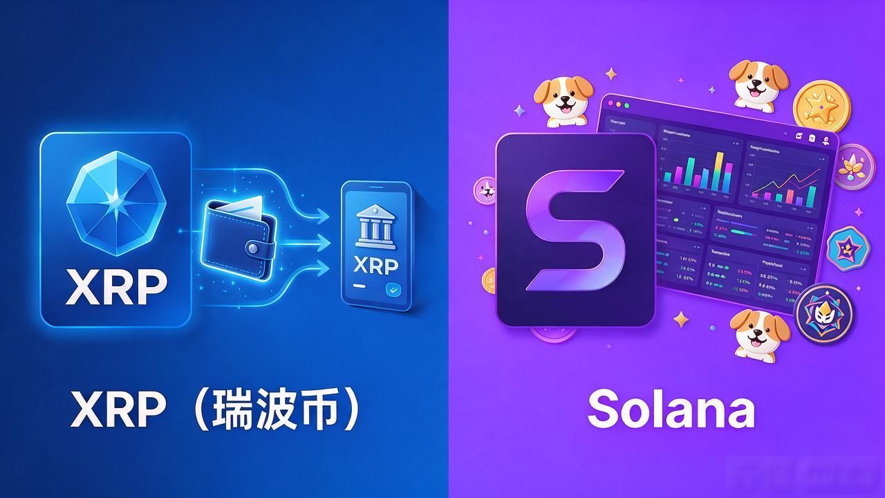 主流加密货币底层逻辑与差异分析_比特币以太坊XRP Solana投资对比_数字货币中的主流币