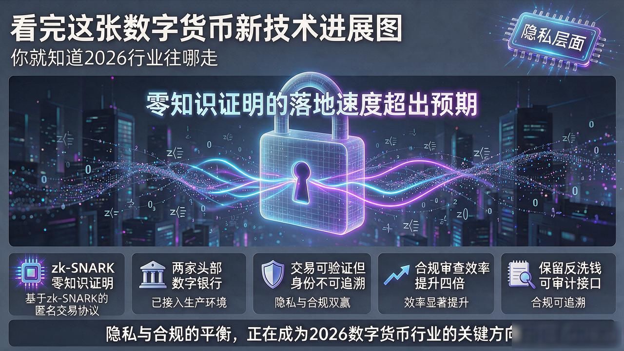 零知识证明zk-SNARK匿名交易协议_CBDC双层运营体系规模化部署_数字货币新技术进展图