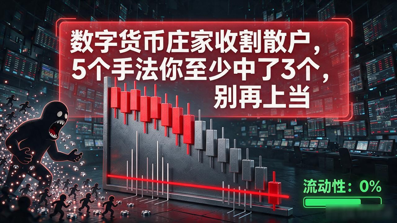 币圈庄家拉盘出货手法_数字 货币庄家收割_流动性陷阱币圈骗局