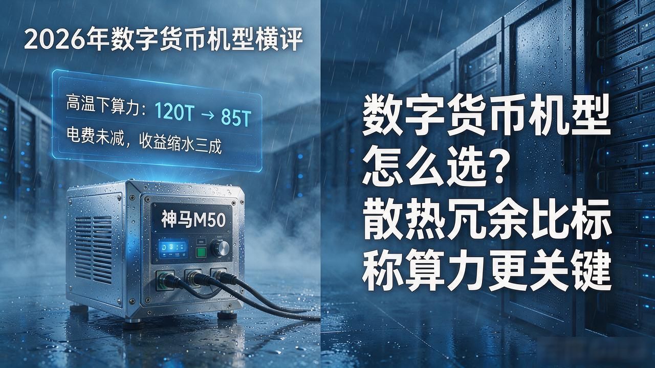 数字货币机型算力功耗比_矿芯寿命散热冗余_数字货币机型
